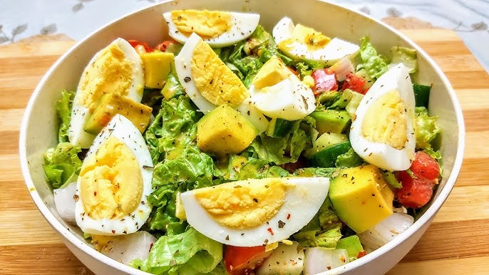 AVOCADO EGG SALAD | healthy salad for weight loss | keto salad | egg salad  recipe | avocado salad
