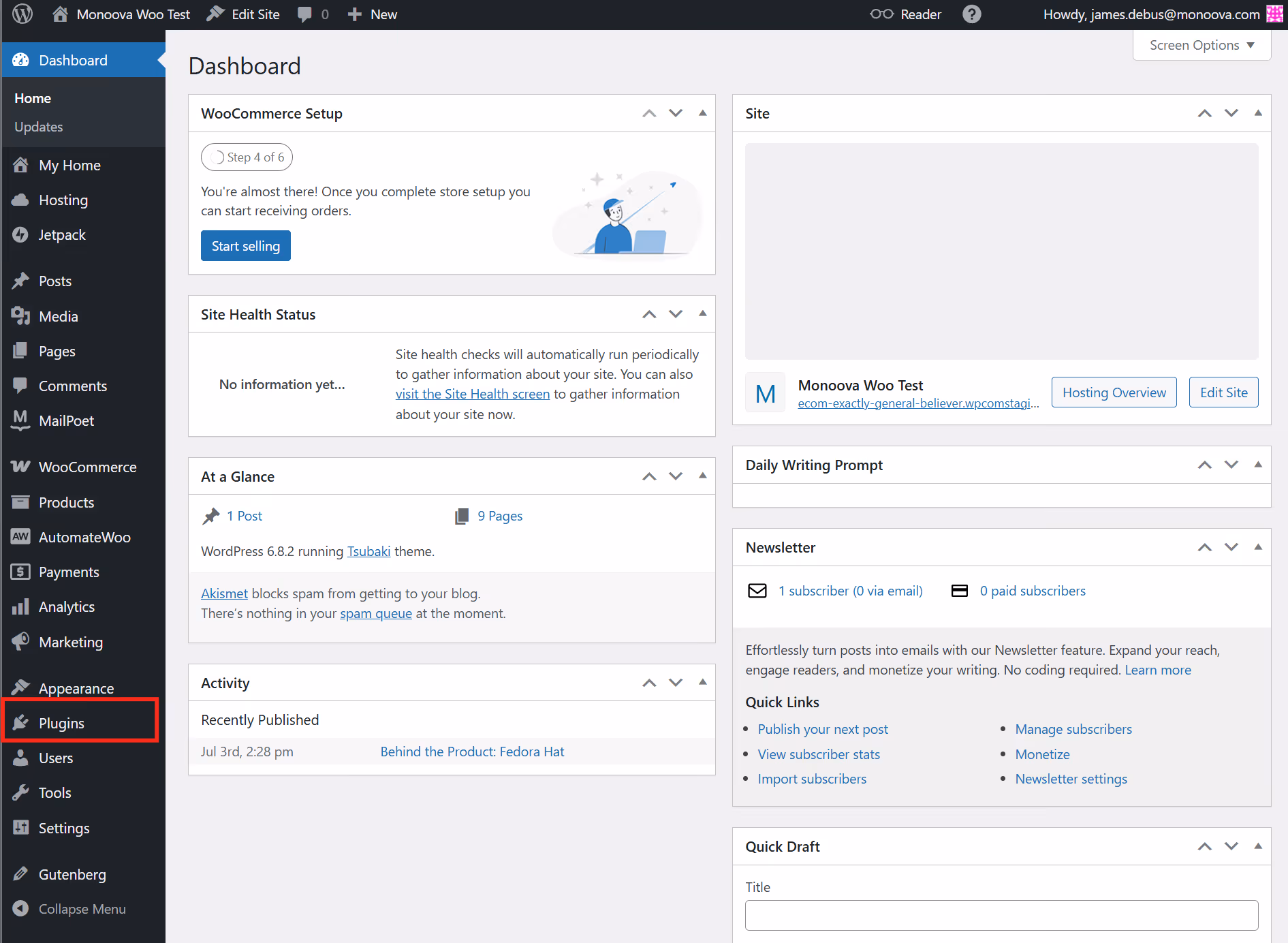 WooCommerce Monoova Plugin installation