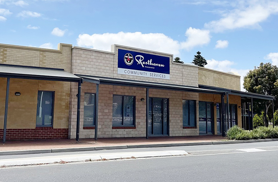 Front of Resthaven office in Goowla