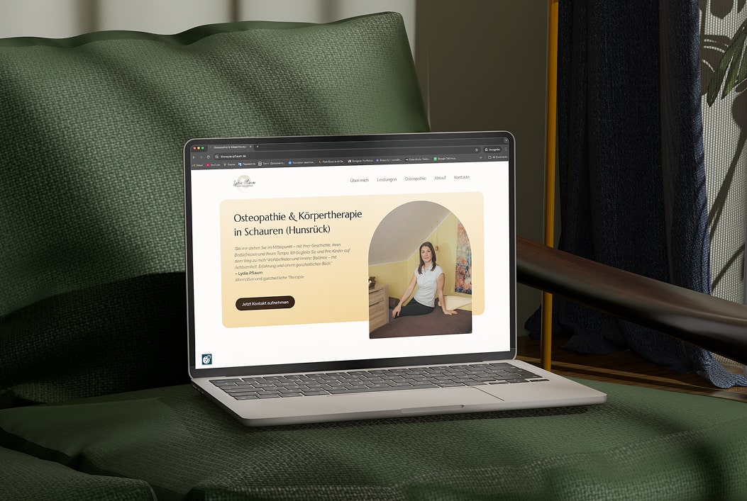website project For massage praxis