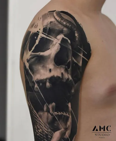 skull tattoo frankfurt