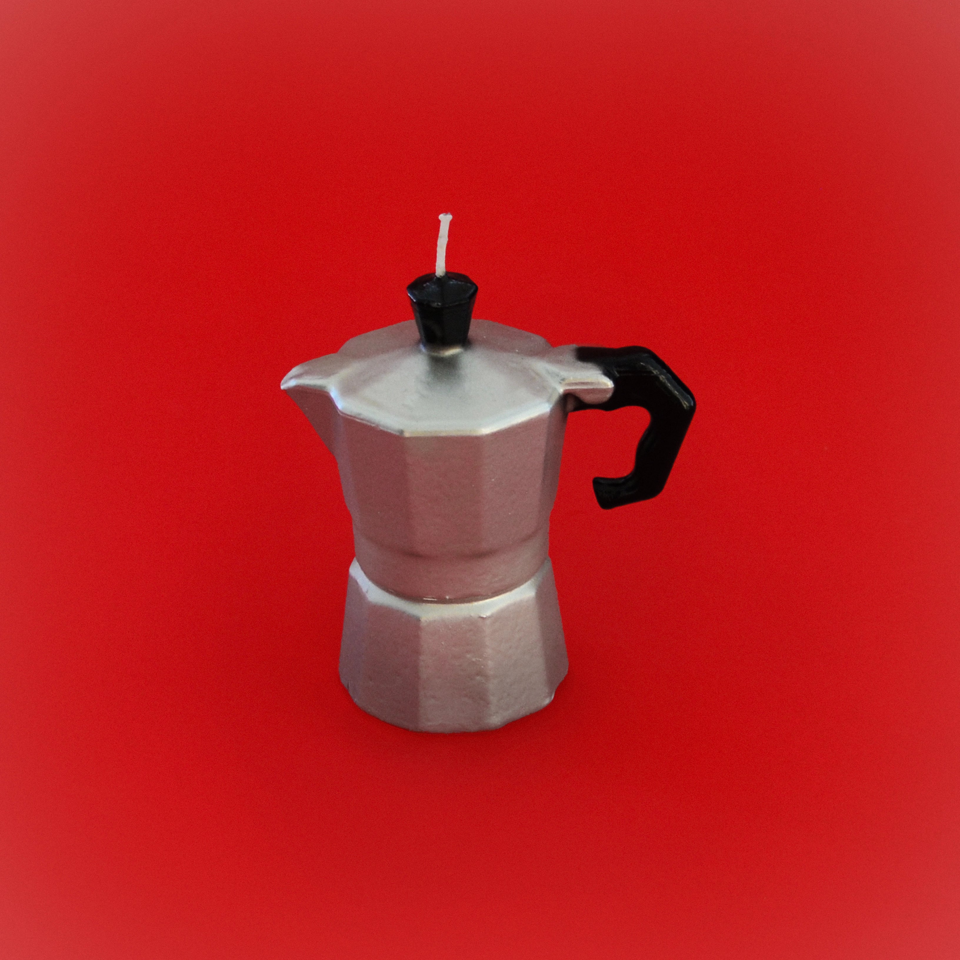Coffee pot candle