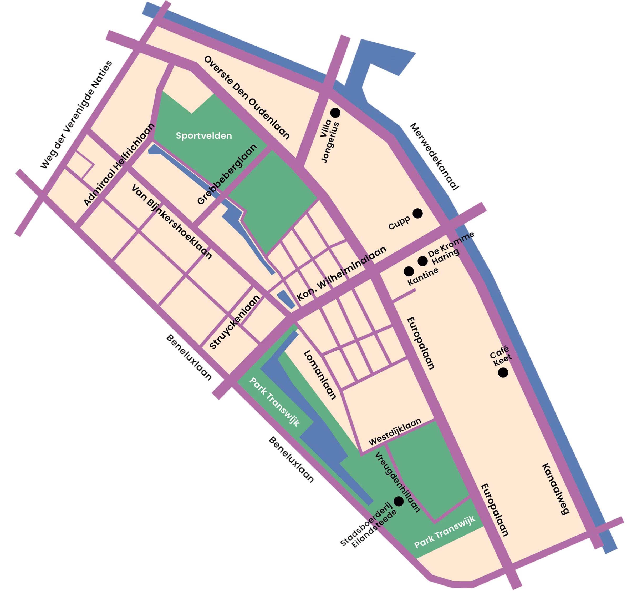 Kaart BuurtWalk