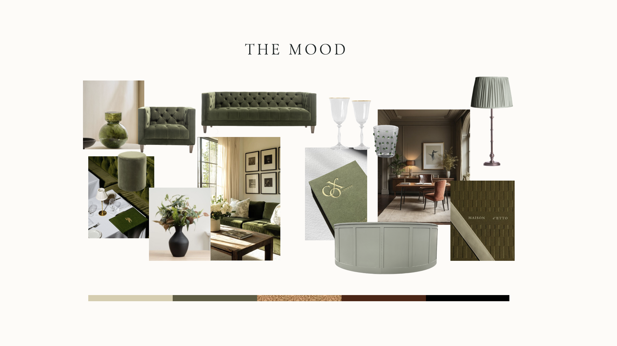 Evergreen tablescape design 