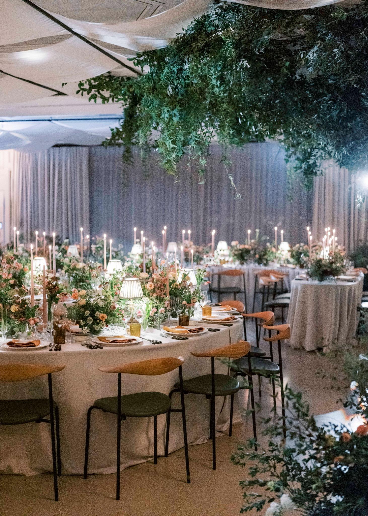 snaked table design at Heckfield Place