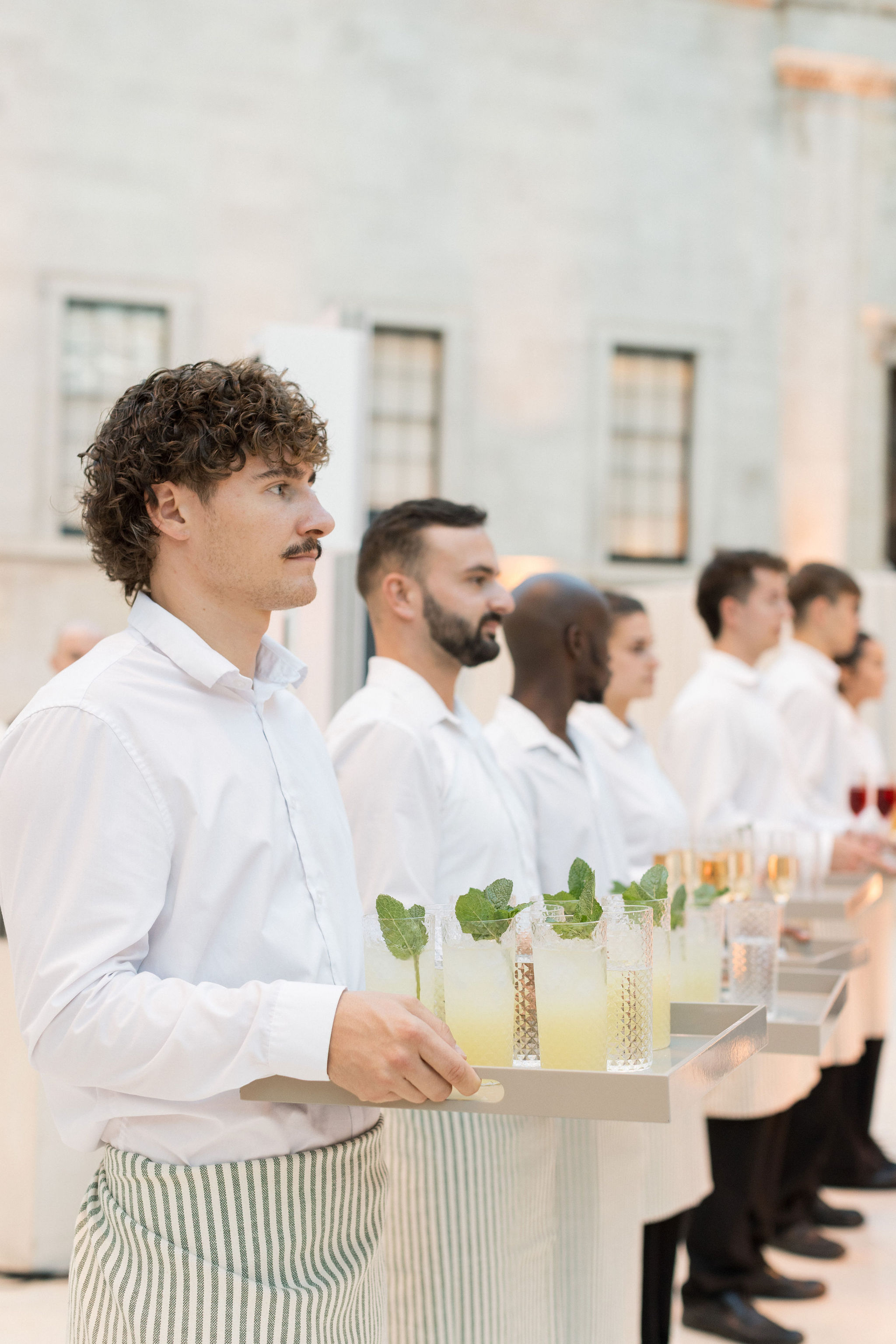Champagne reception celebrating the Bayeux Tapestry at the British Museum