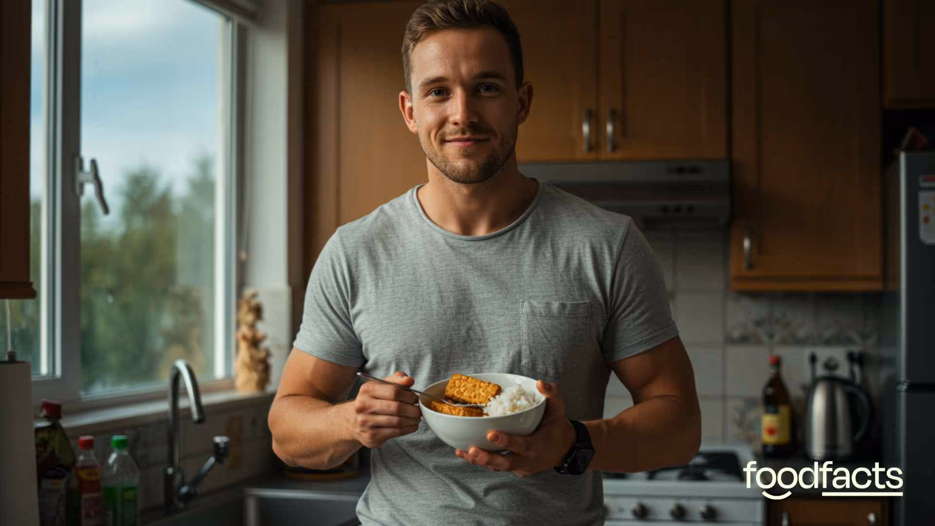 Eddie Abbew has been spreading false information about tempeh. He has suggested that 'it isnt real food." This is false.