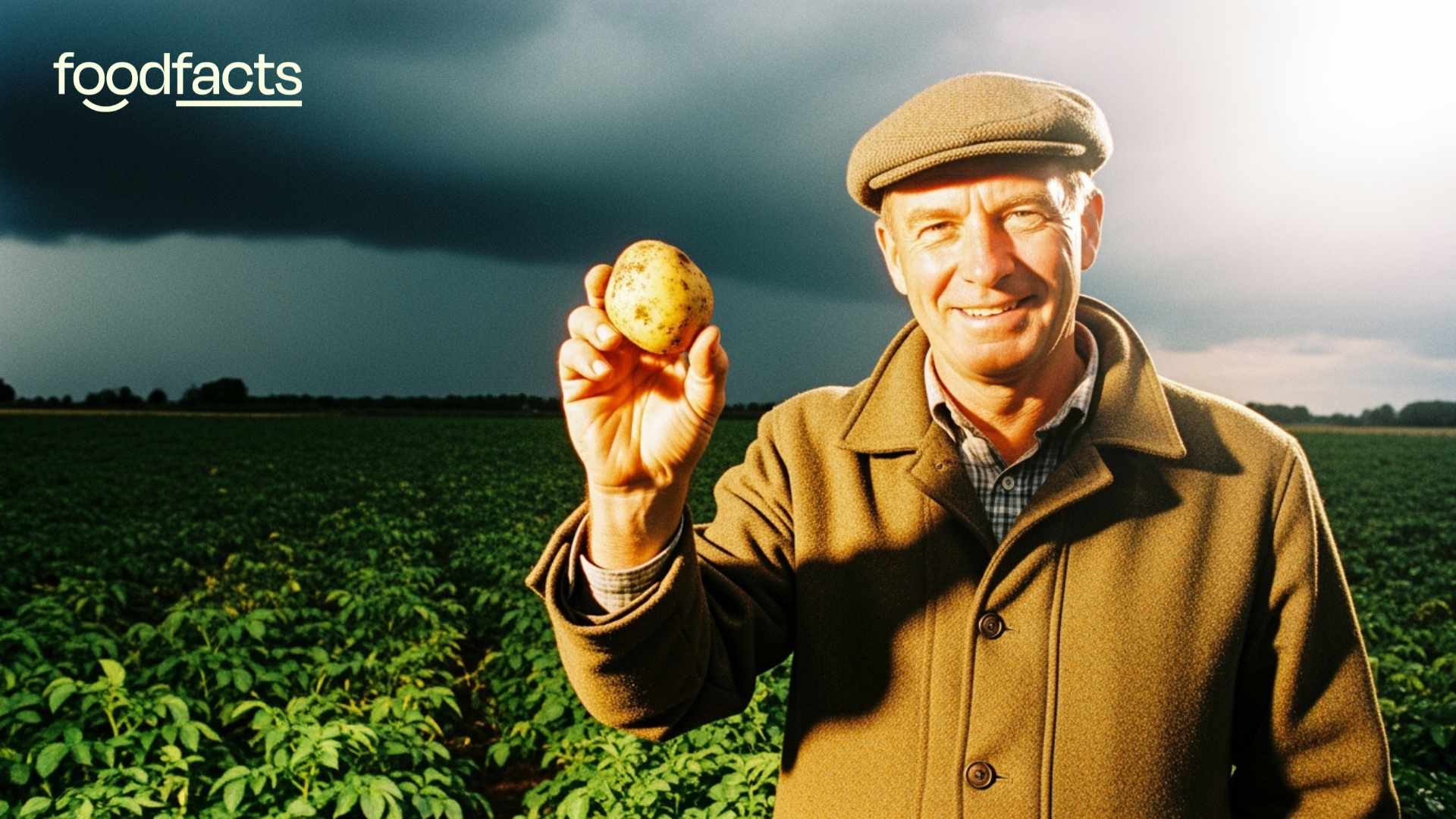 A person hold a potato, they are wondering if we should be eating them or not? Are potatoes real food?