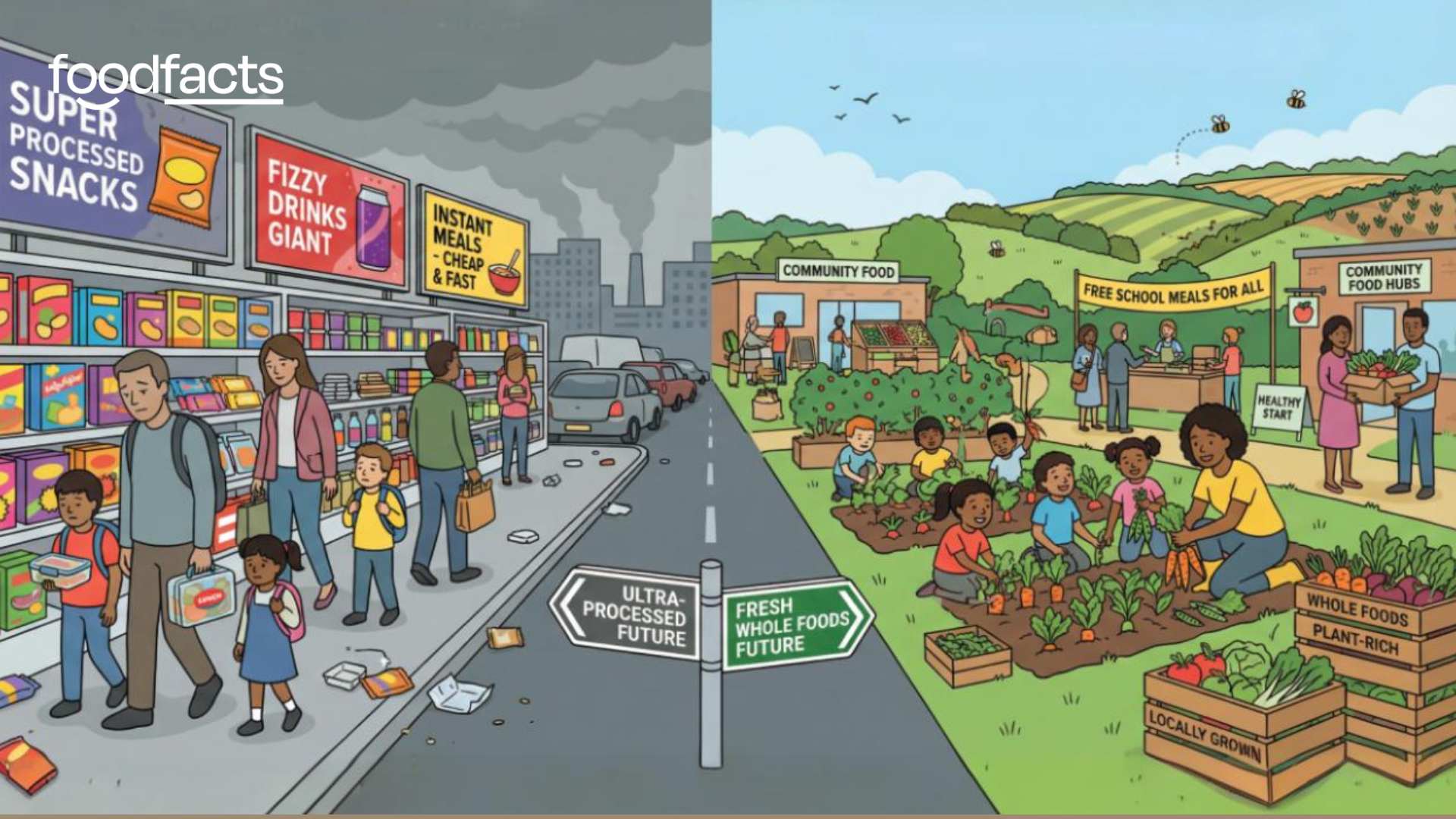 Britain’s ultra-processed diet is harming health and widening inequality, this article argues, calling for bold policies to put whole, plant-rich foods at the heart of UK food strategy.