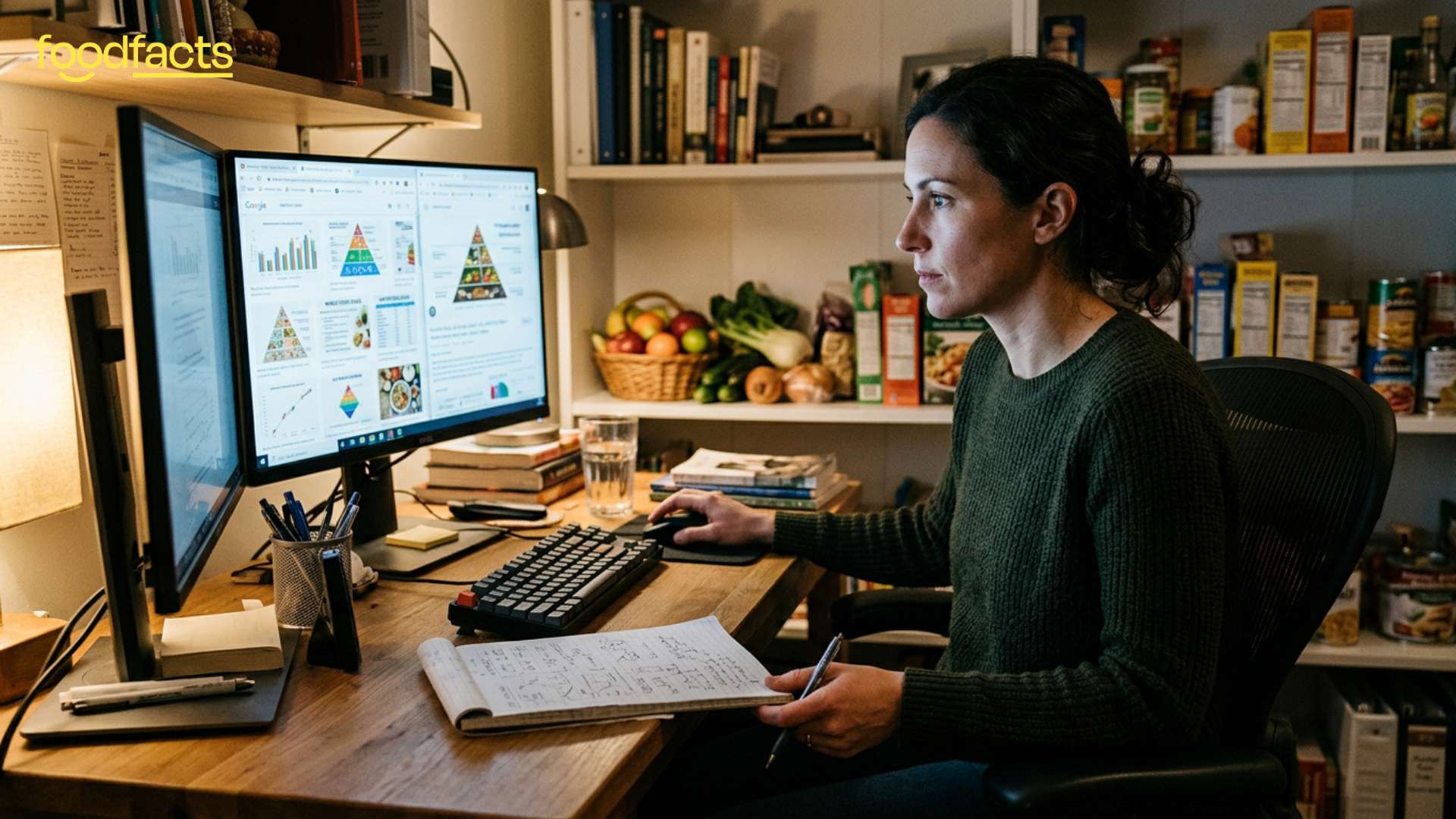 People scrutinising food labels in a supermarket aisle — why independent fact-checking is essential for combating food misinformation