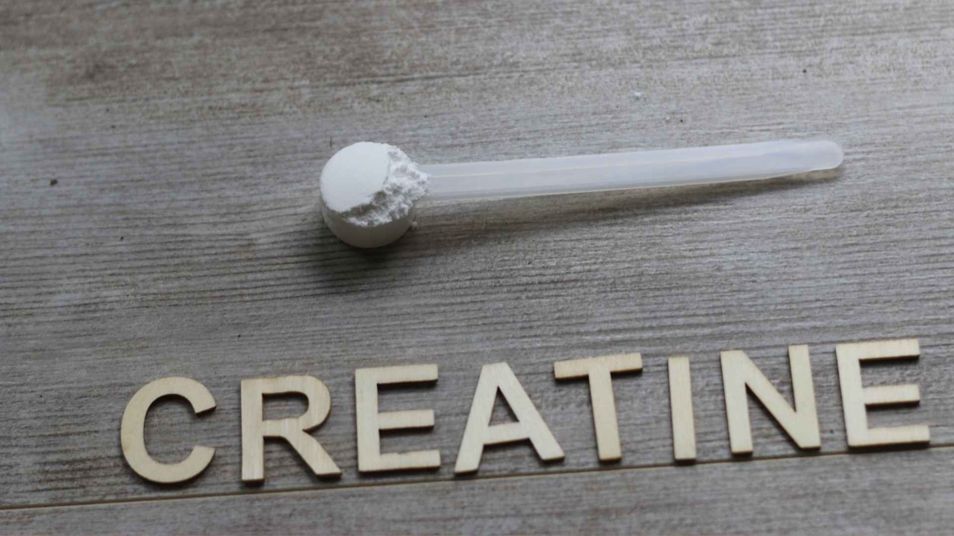 A scoop of creatine