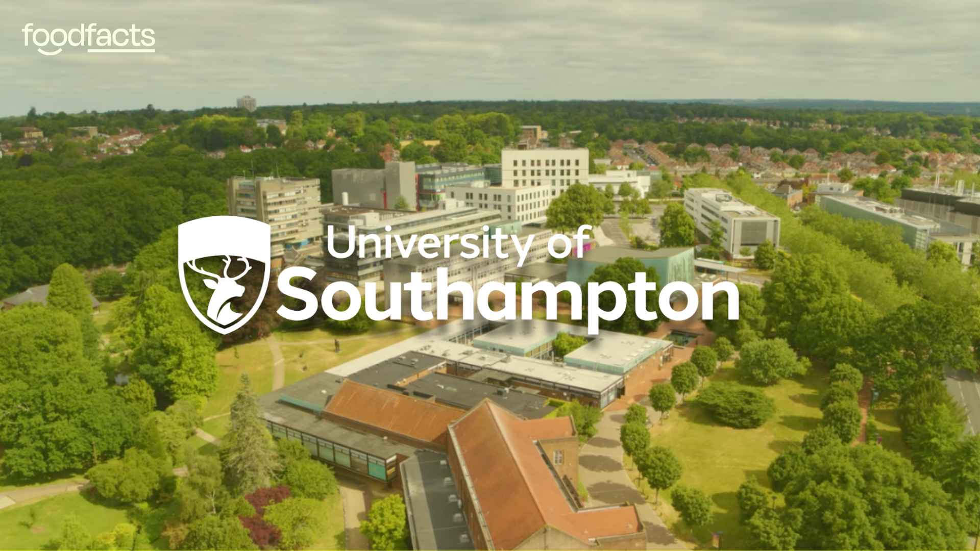 An arial view of the University of Southampton