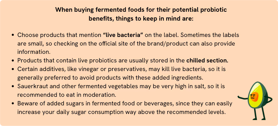 A guide on buying fermented foods