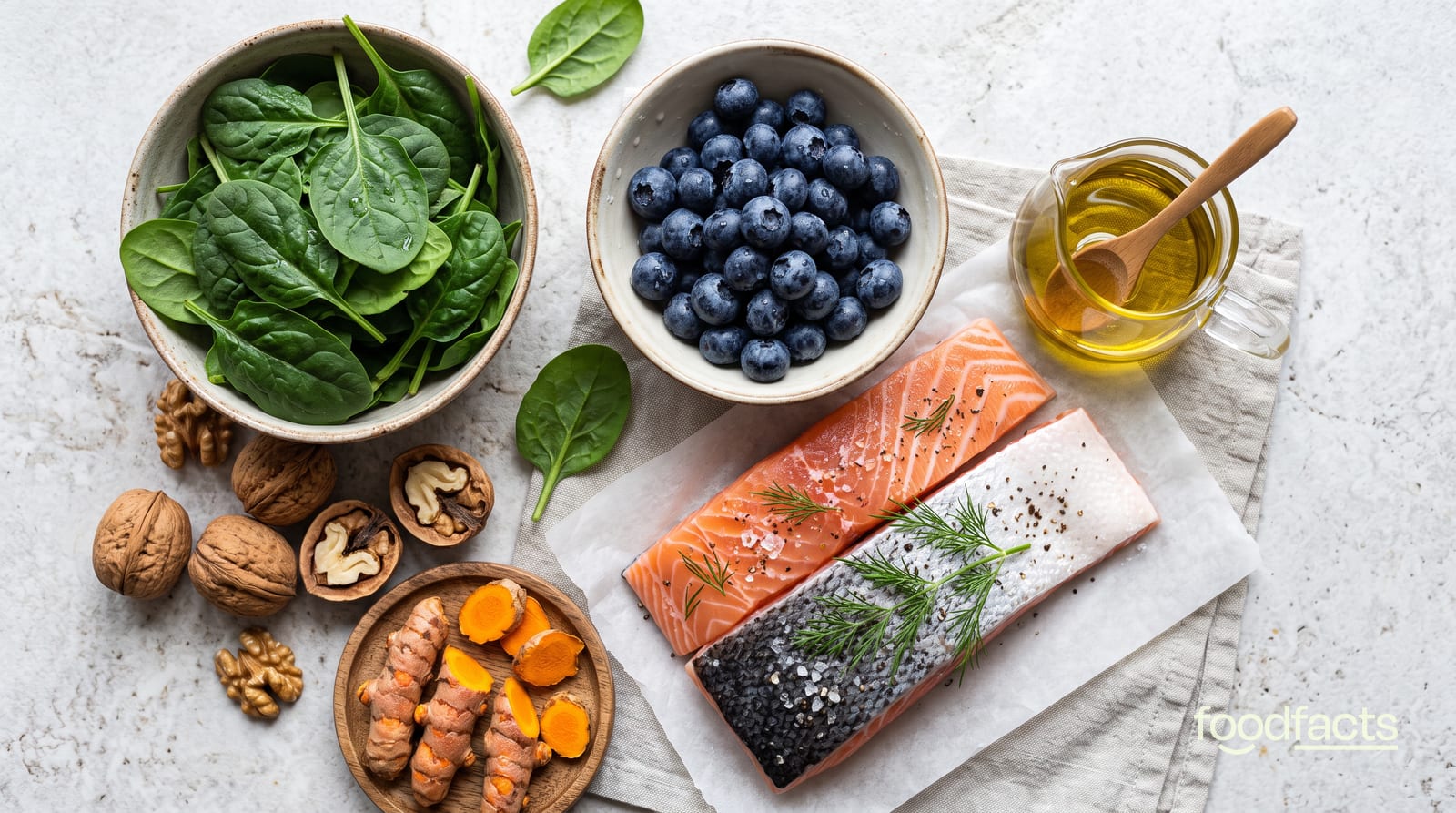Foods associated with a lower-inflammatory diet
