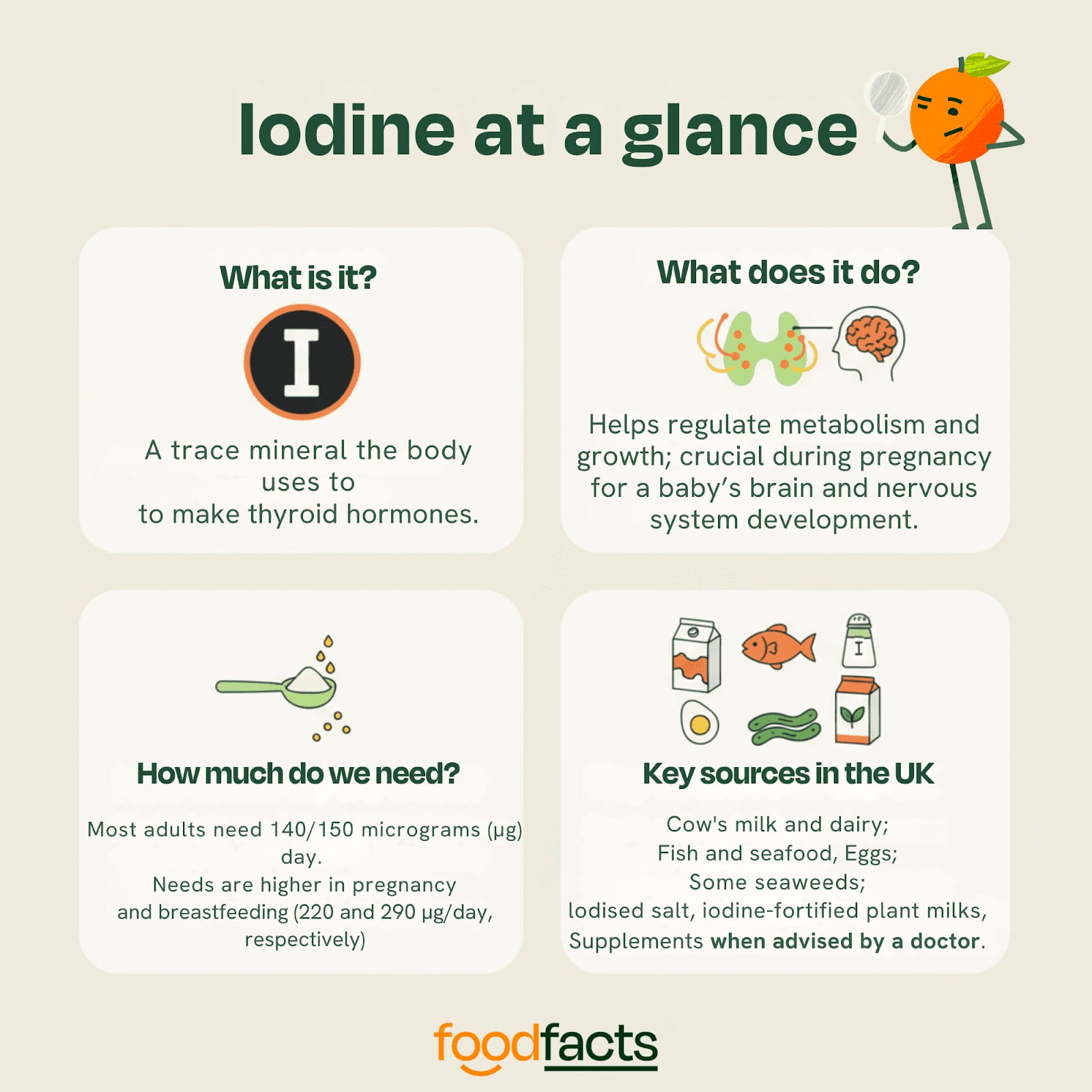 A graphic explainer on the subject of iodine
