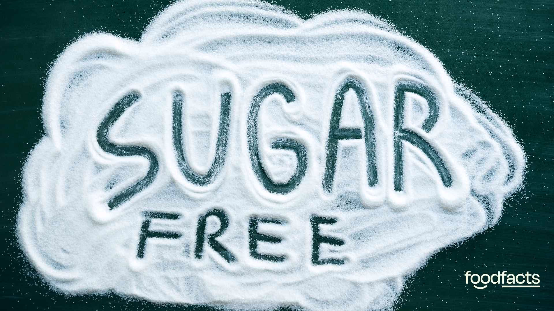 A row of sugar-free drinks