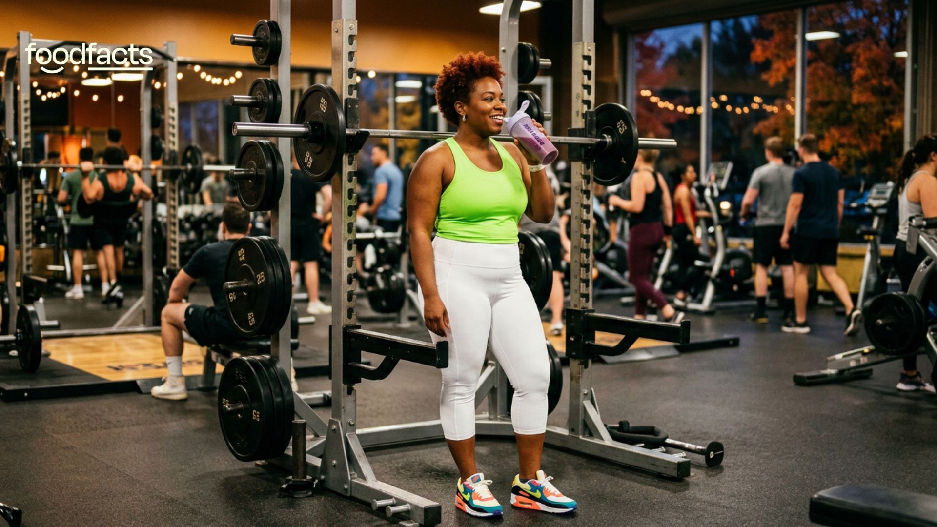 A person with type 2 diabetes excercises in the gym