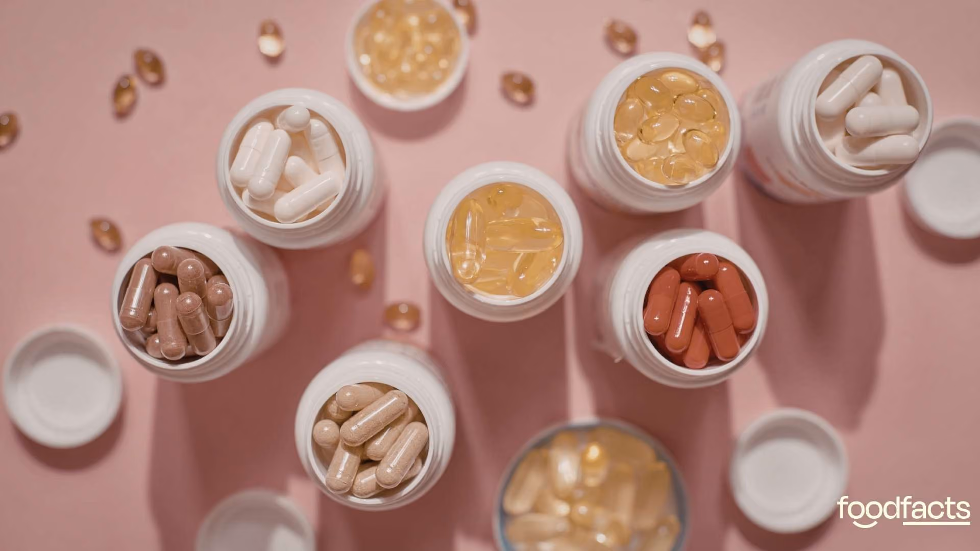A range of supplements. Photo sourced from Canva