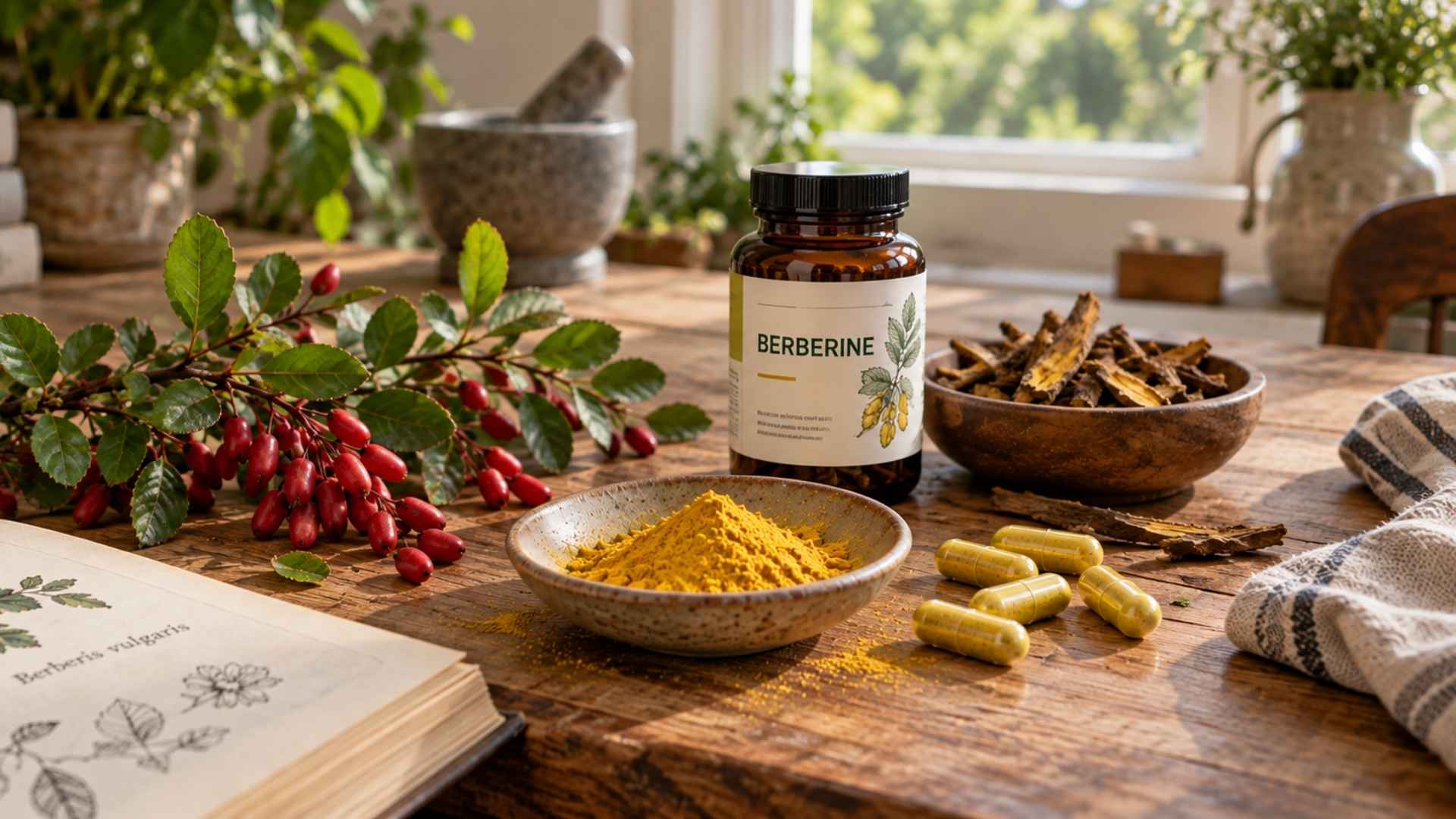 Berberine supplements are derived from natural ingredients