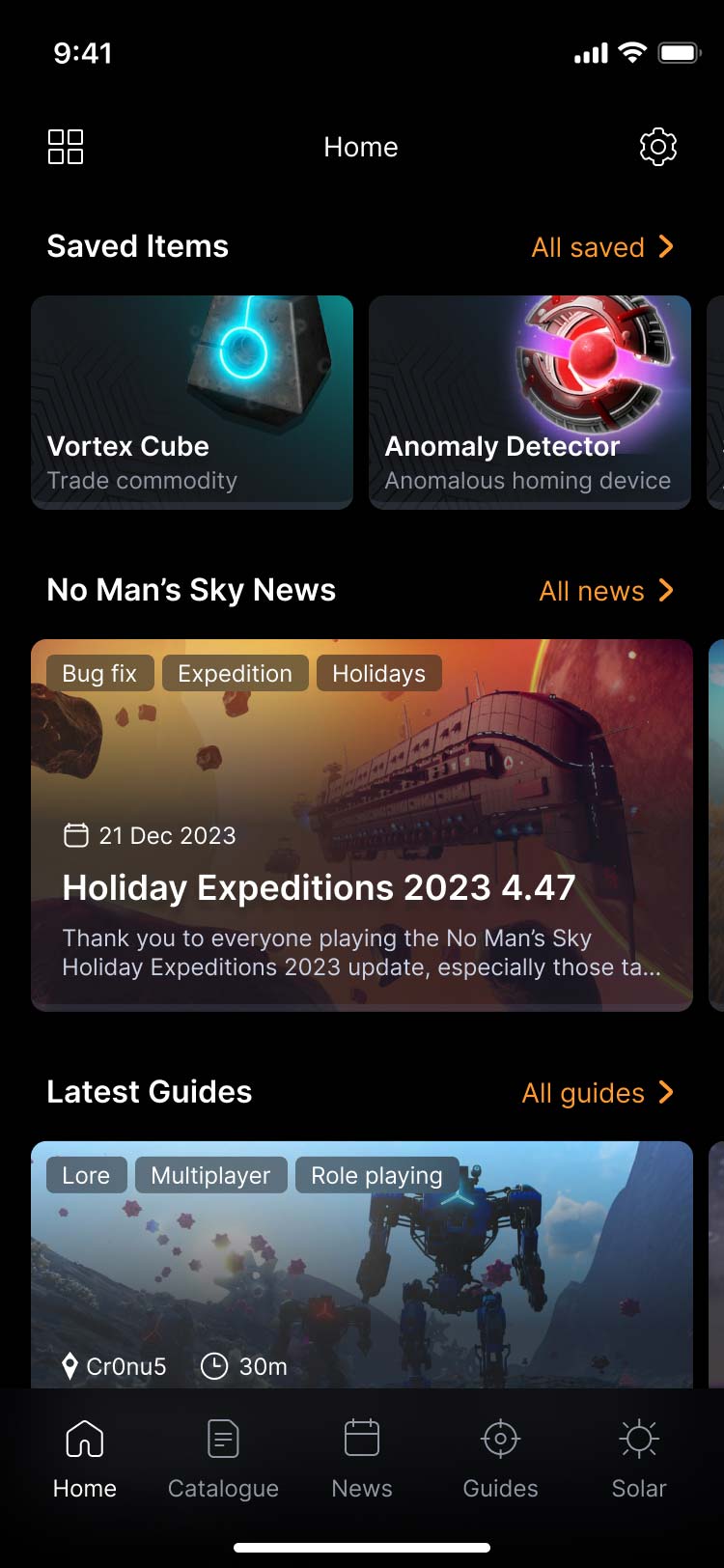 An iPhone screen depicting a key feature of the solution.