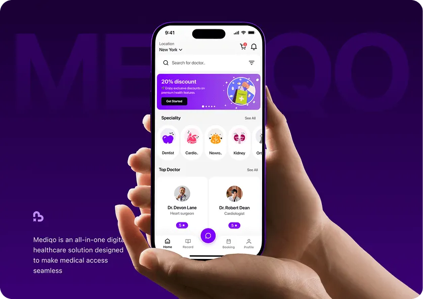wavespace mobile app ui design
