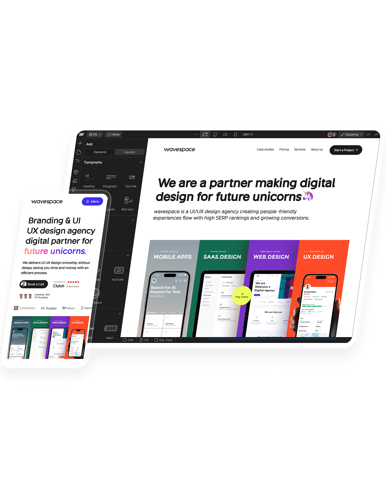 webflow design and development services