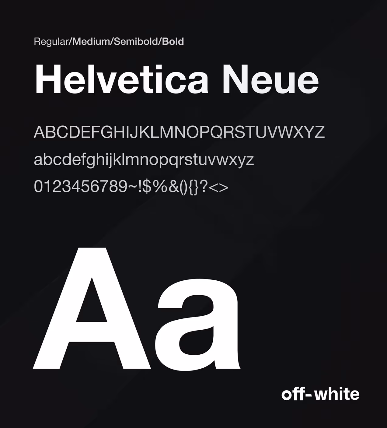 off-white ecommerce fashion typography