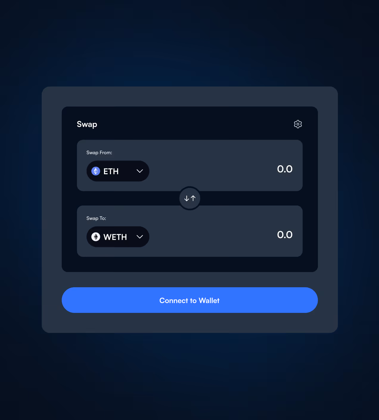 token swap interface design