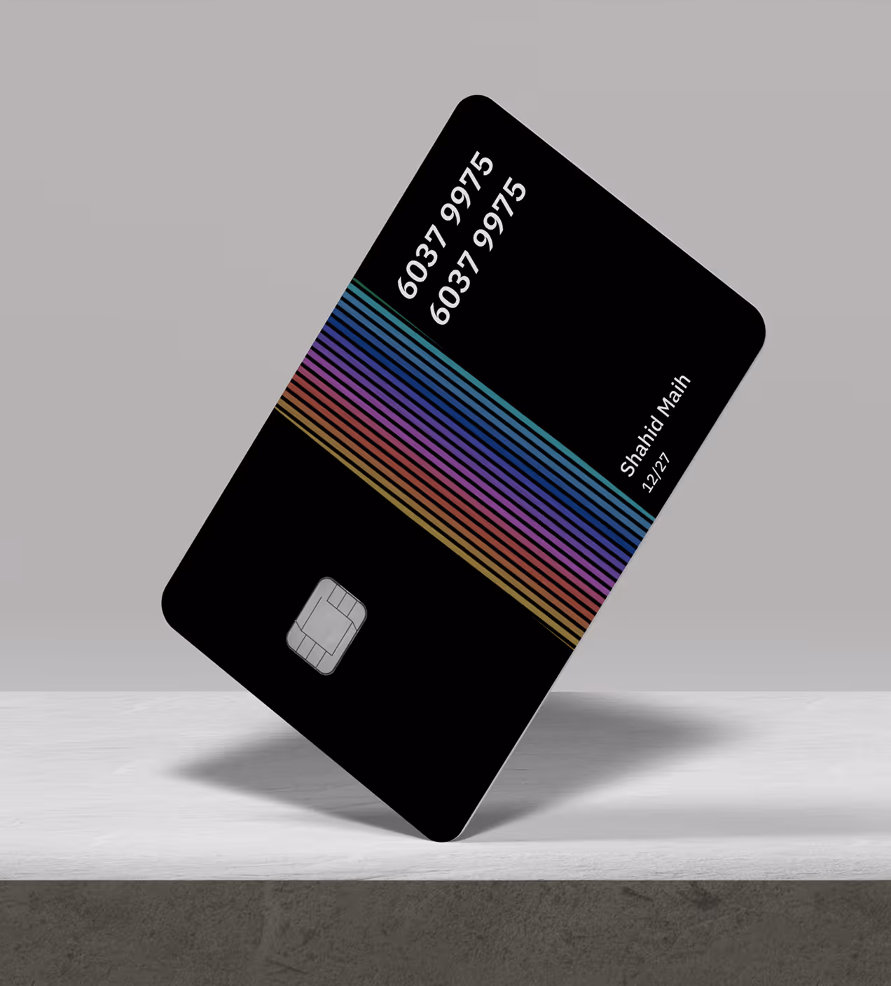 virtual card feature