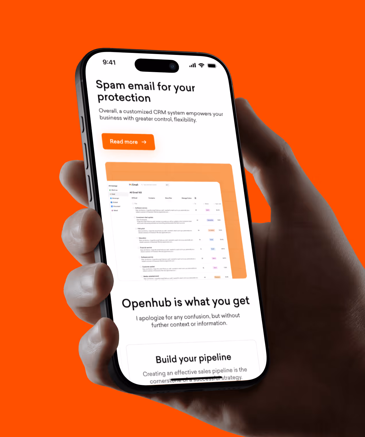 customer relationship management mobile ui