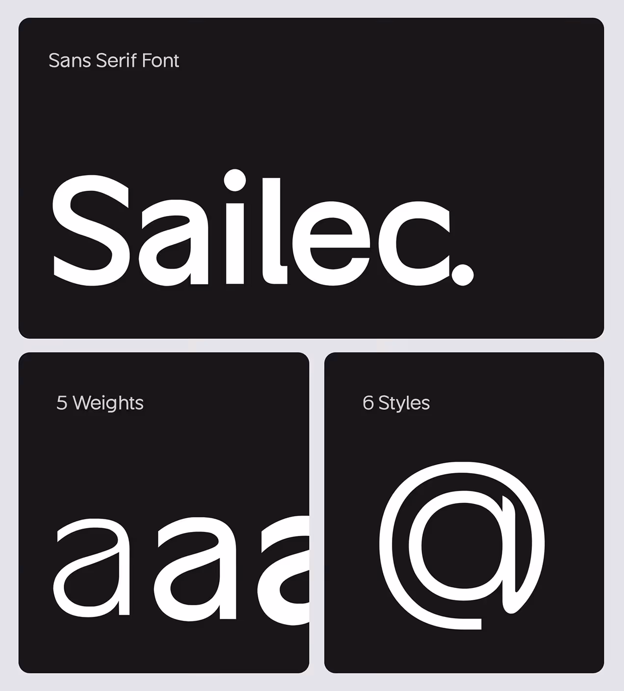 openhub crm typography sailec font