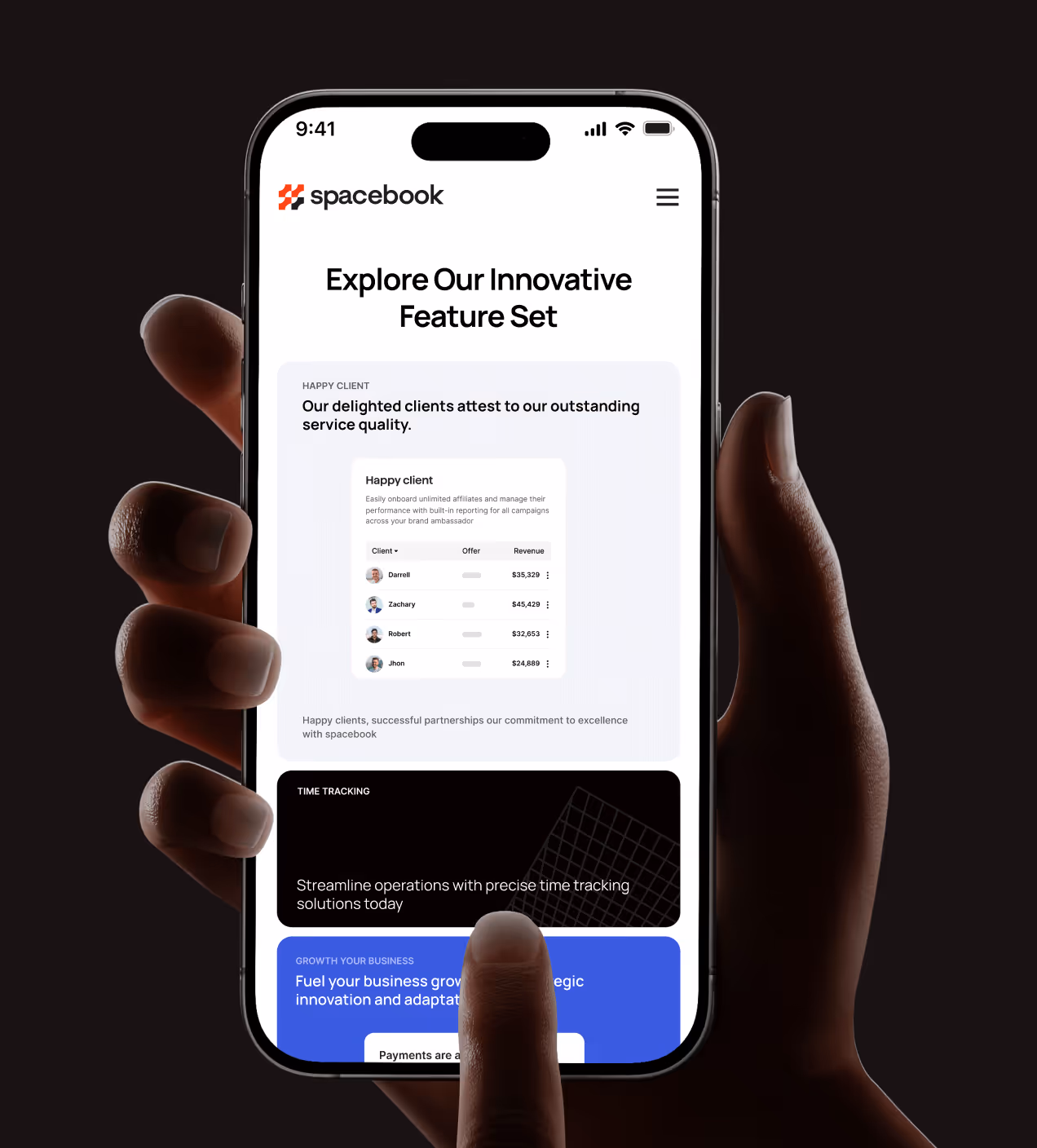 modern accounting app design
