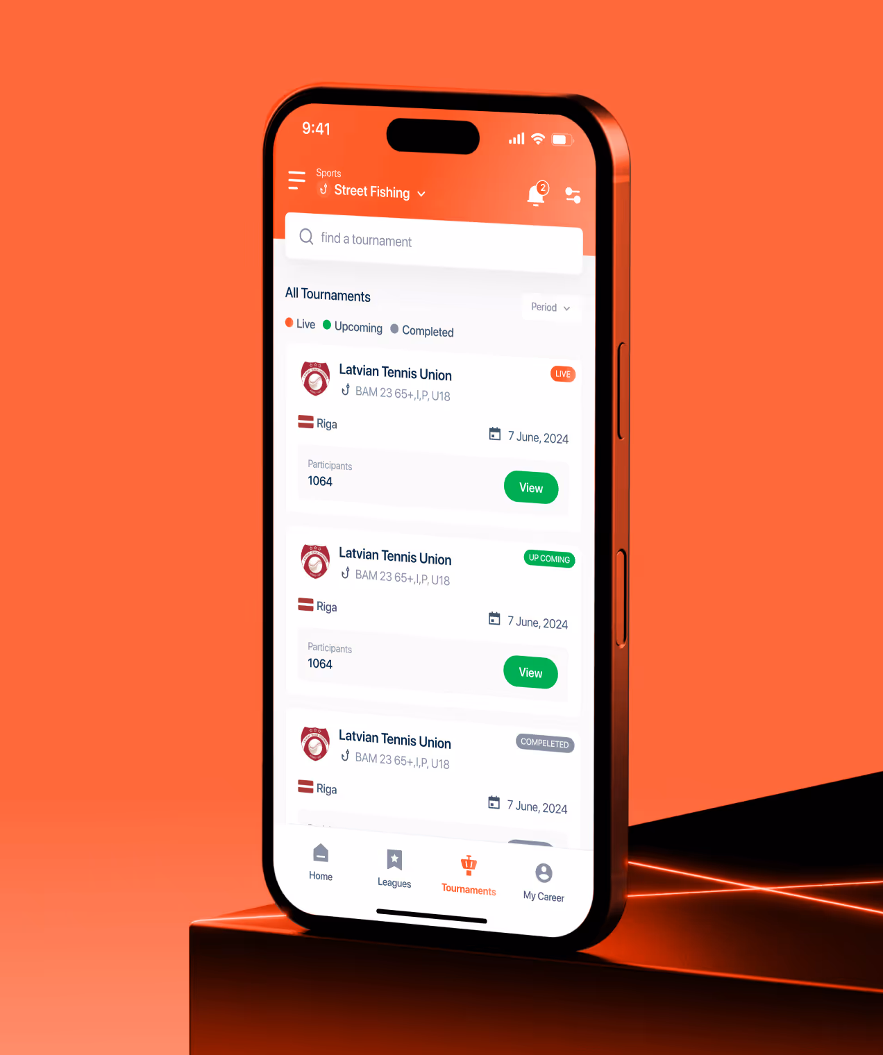 sports saas mobile user experience
