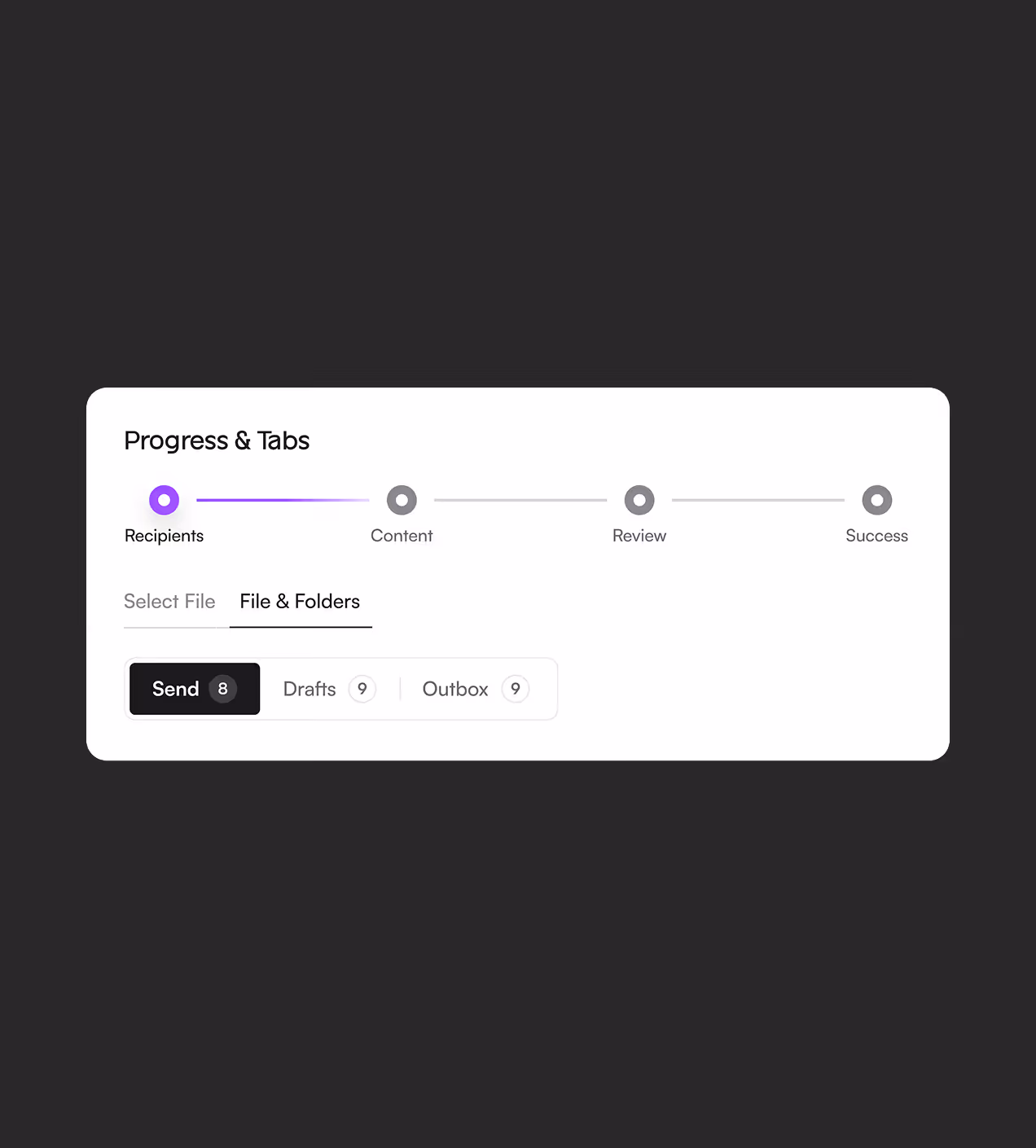 email dashboard responsive design