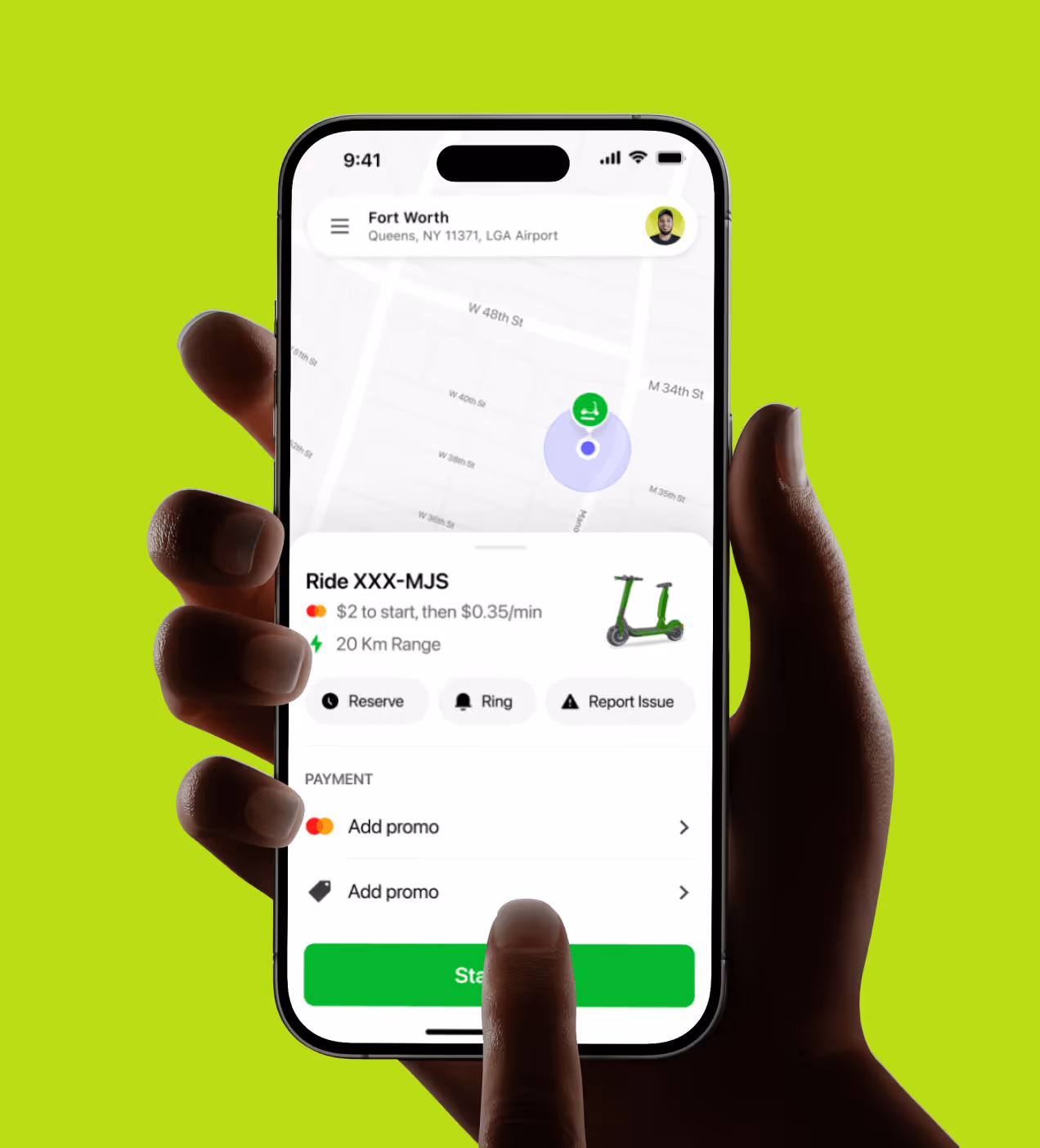 mobility mobile app ui