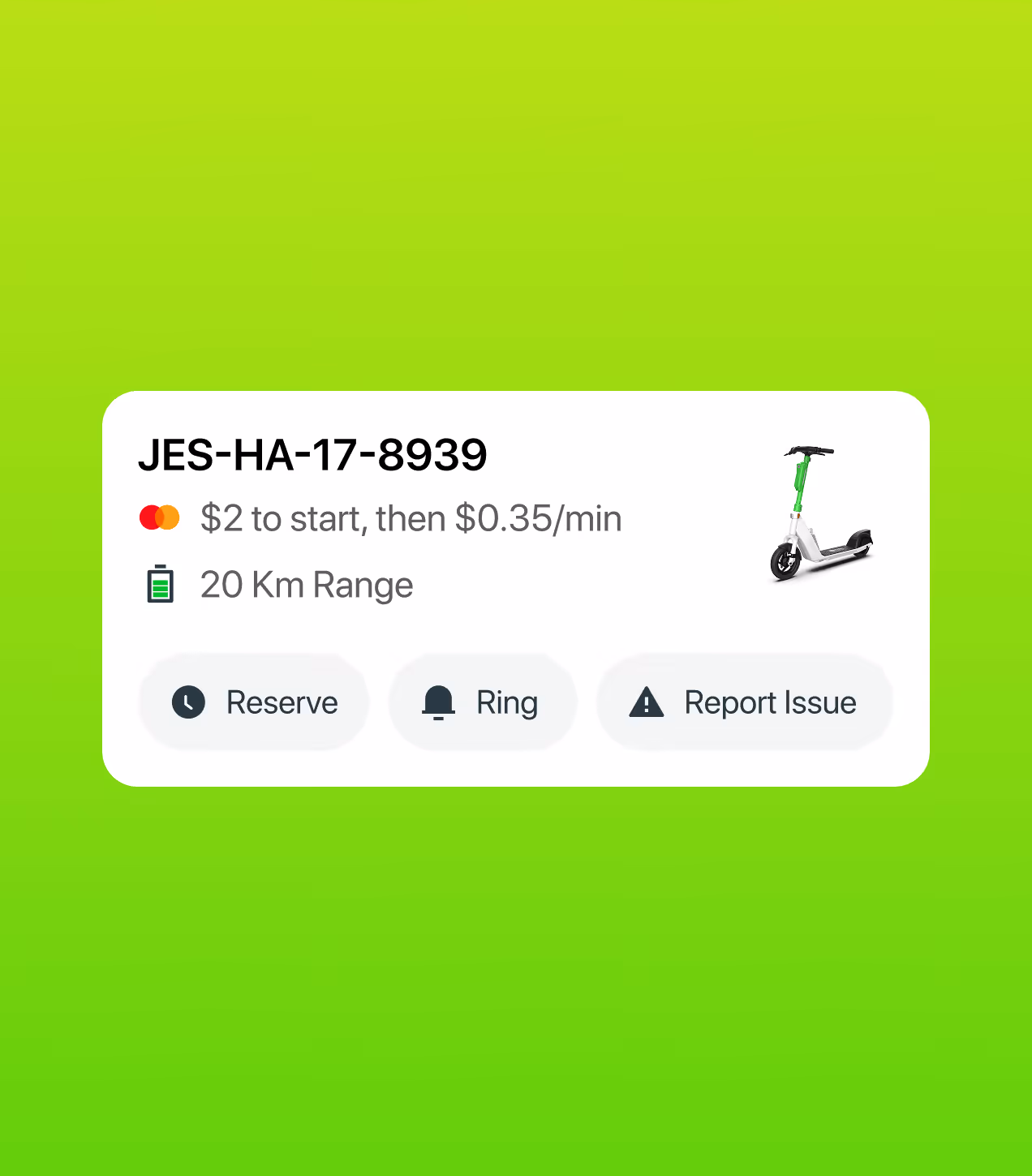 ride reservation mobile interface ui