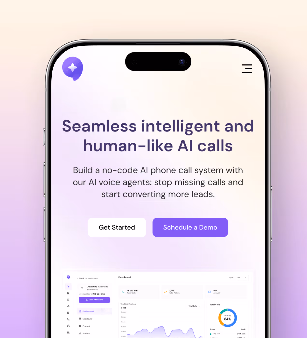 ai web app platform interface