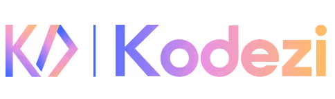 Kodezi company logo with stylized K and D letters separated by a vertical line.