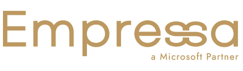 Empressa logo with text 'a Microsoft Partner' underneath.