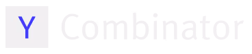 Logo with a blue letter Y in a gray square followed by the word Combinator in light gray text.