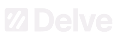 Delve company logo in white and gray.