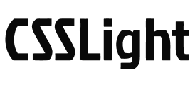 Text logo reading 'CSSLight' in bold black font on a white background.