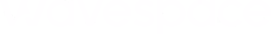Wavespace brand name in bold white text on a black background.