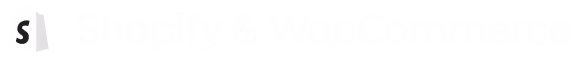 Shopify and WooCommerce logos