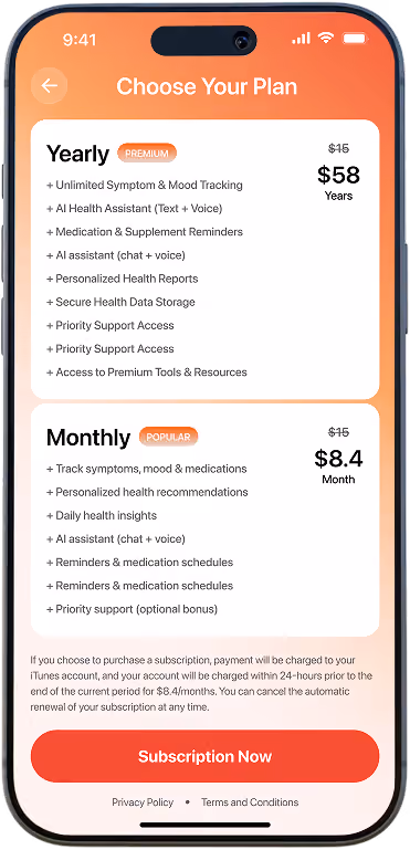 Connectome subscription screen before