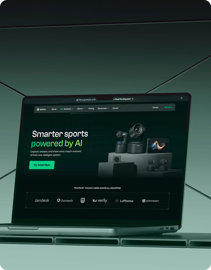 Webflow website design for SaaS and B2B software companies by Wavespace