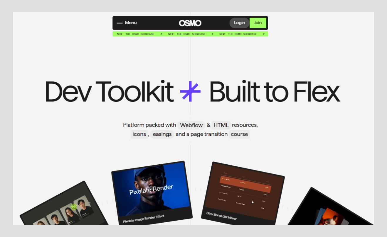 osmo supply website design example wavespace