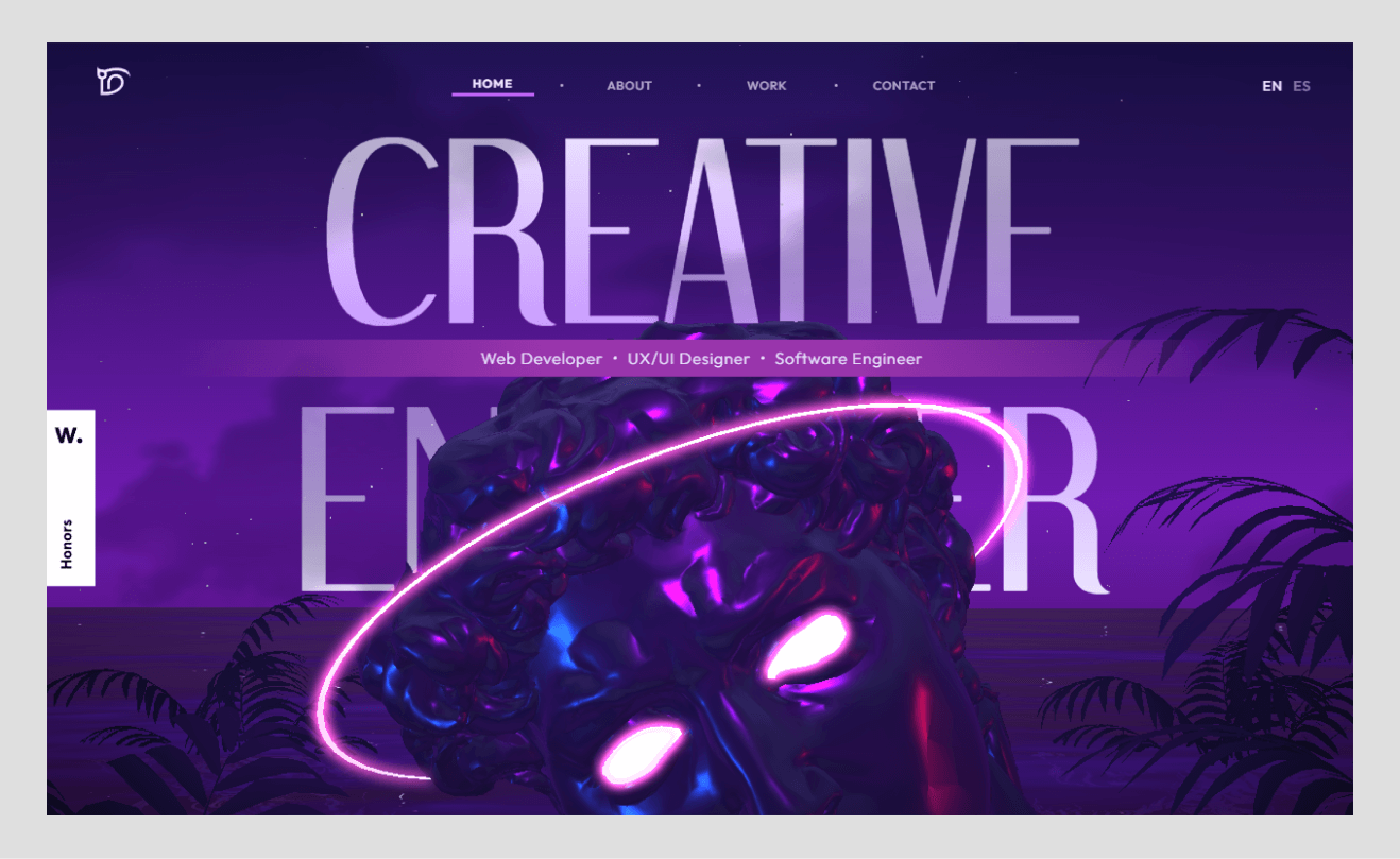 david langarica website design example wavespace