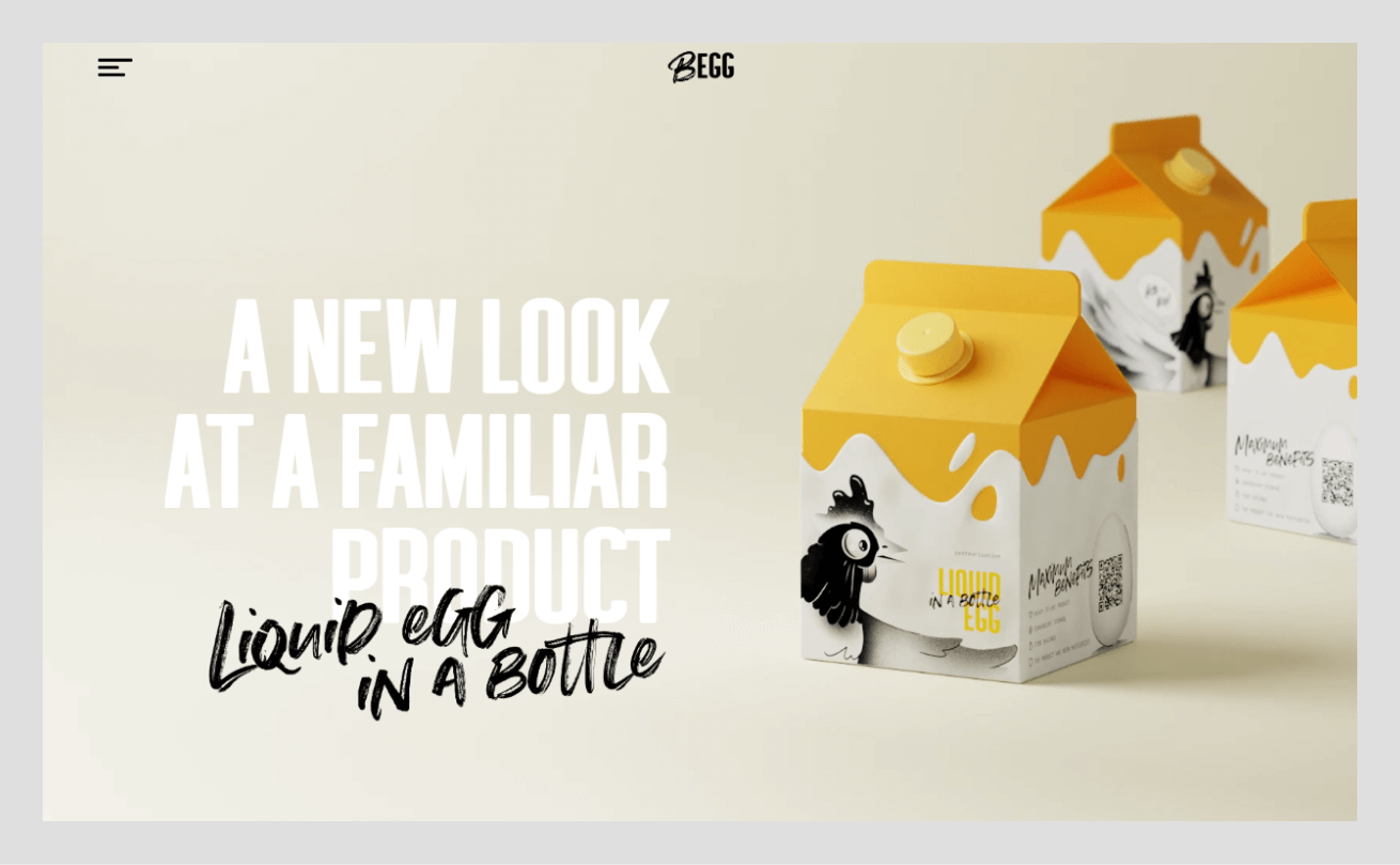 b-egg farm website design example of wavespace