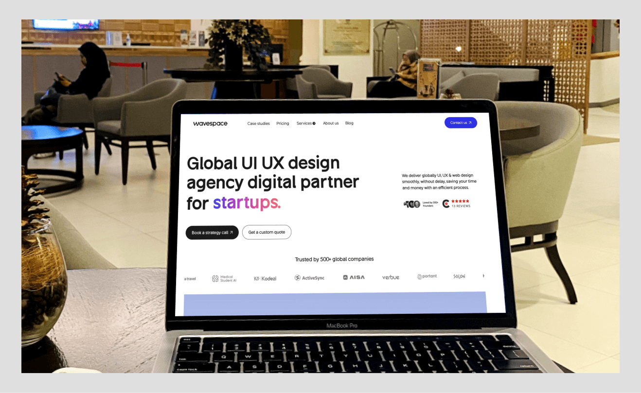 best website design examples with wavespace